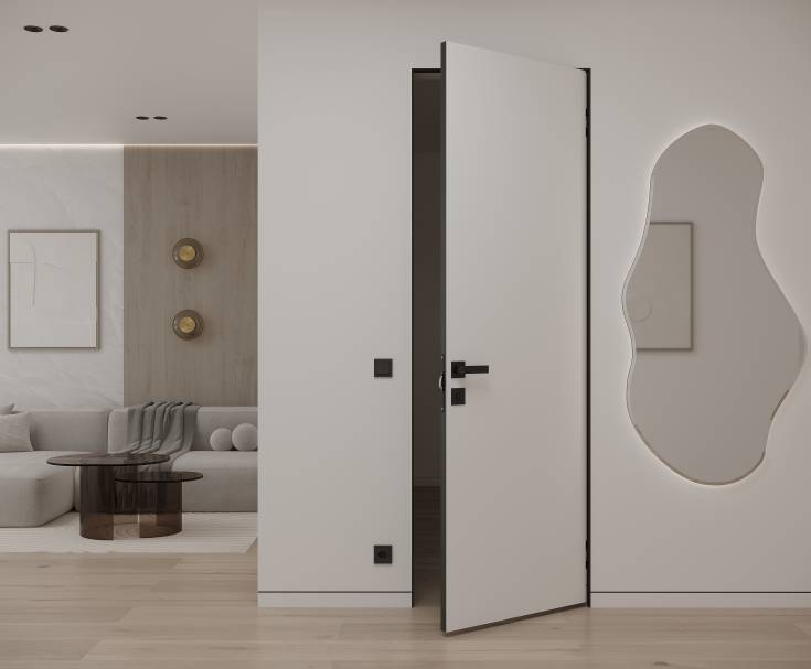 Фото МДФ ґрунтований під фарбування/ МДФ фарбований по RAL/NCS