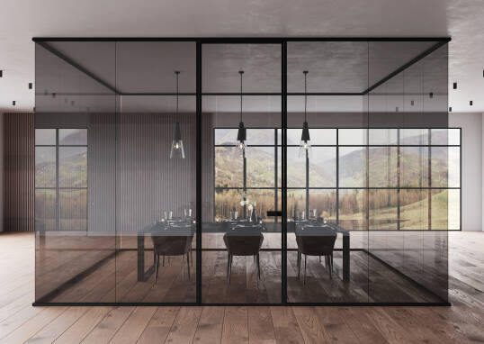 Фото Кутова перегородка 5