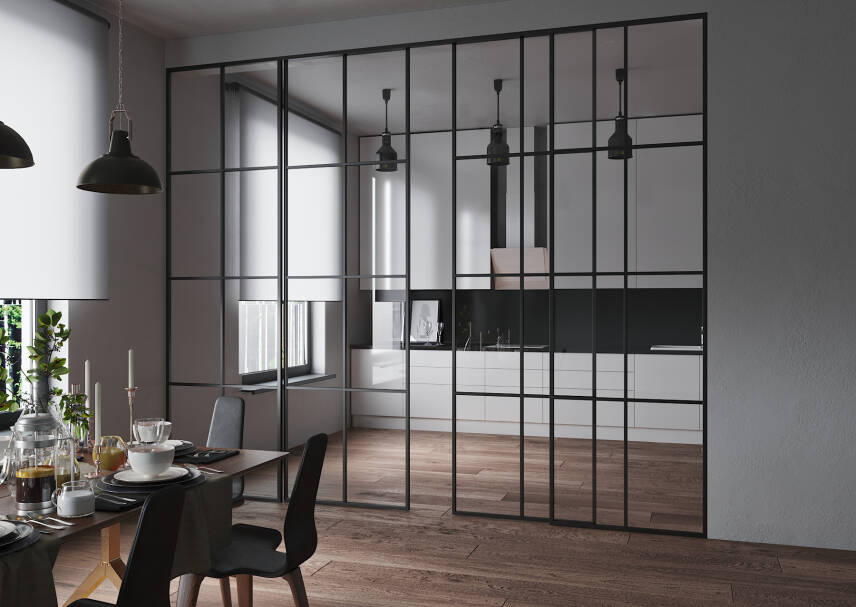 Фото LOFT перегородки